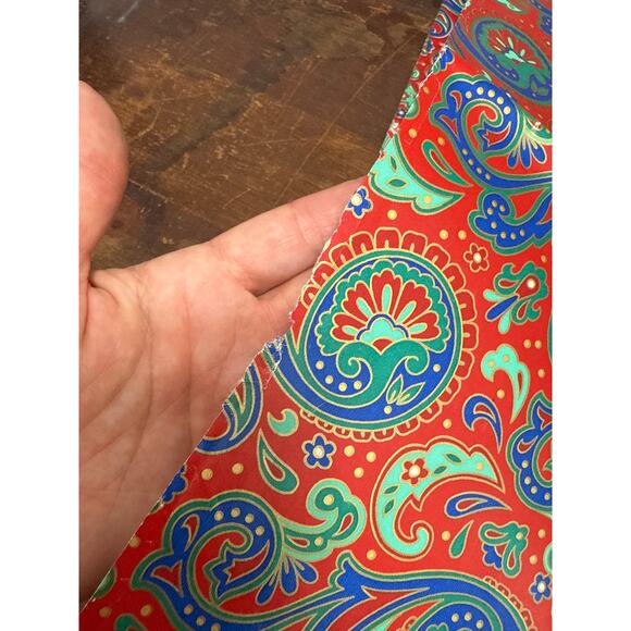 Vintage Cleo Gift Wrap Made In USA All Occasion Paisley Print Wrapping Paper - Picture 6 of 6